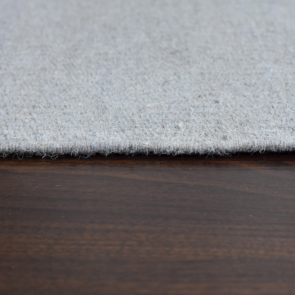 Hand Woven Wool Solid Rug – Clean Minimal Design