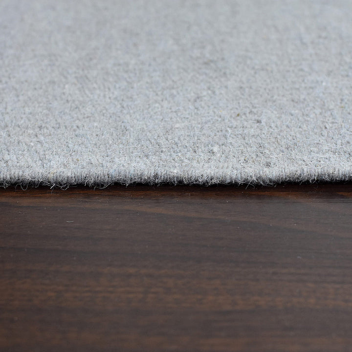 Hand Woven Wool Solid Rug – Clean Minimal Design