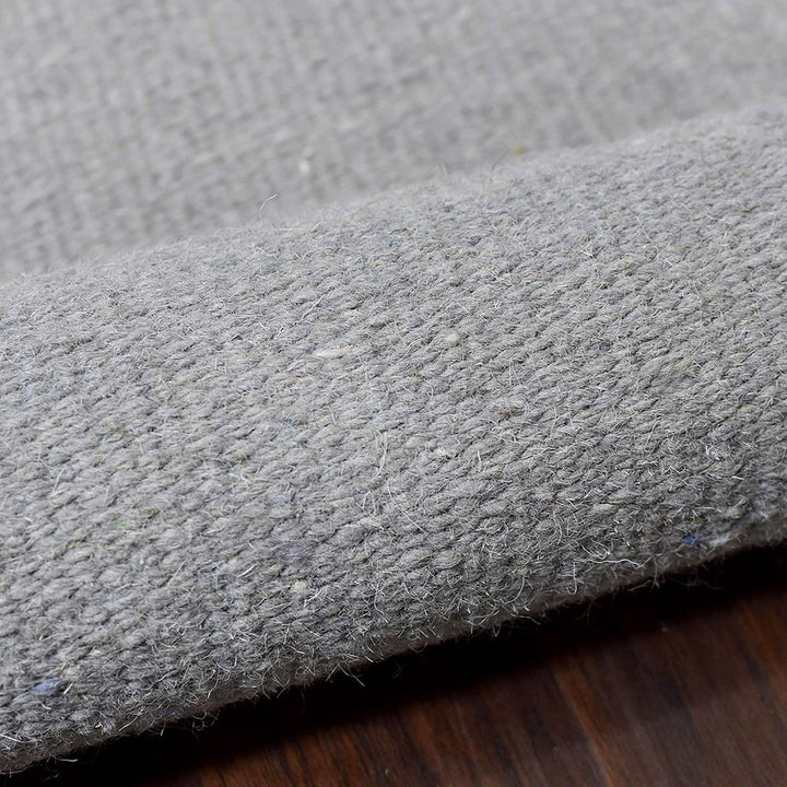 Hand Woven Wool Solid Rug – Clean Minimal Design