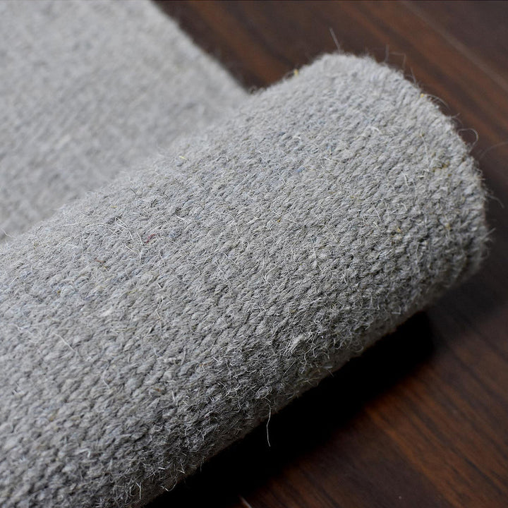 Hand Woven Wool Solid Rug – Clean Minimal Design