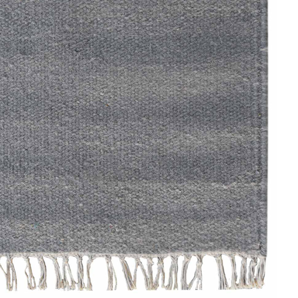Hand Woven Wool Solid Rug – Clean Minimal Design