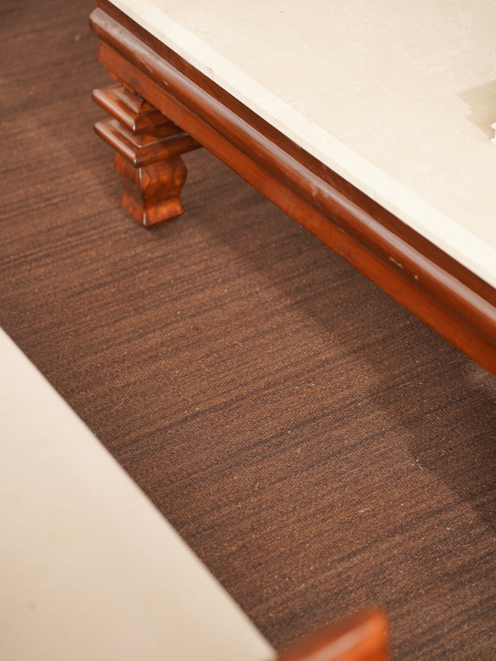 Hand Woven Wool Solid Rug – Clean Minimal Design
