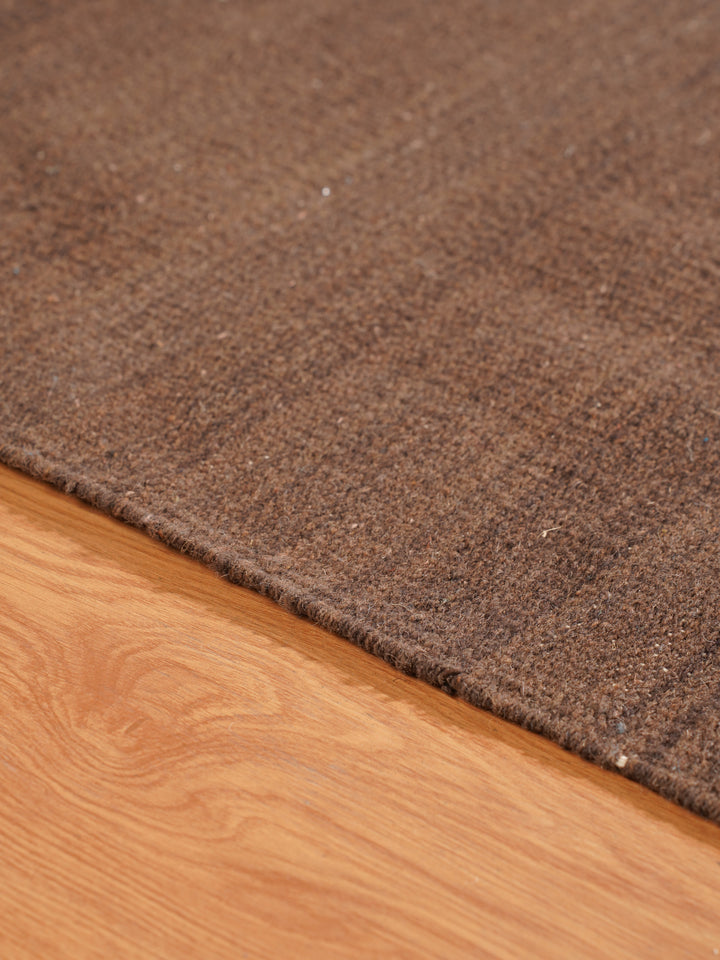 Hand Woven Wool Solid Rug – Clean Minimal Design