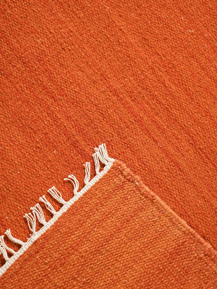 Hand Woven Wool Solid Rug – Clean Minimal Design