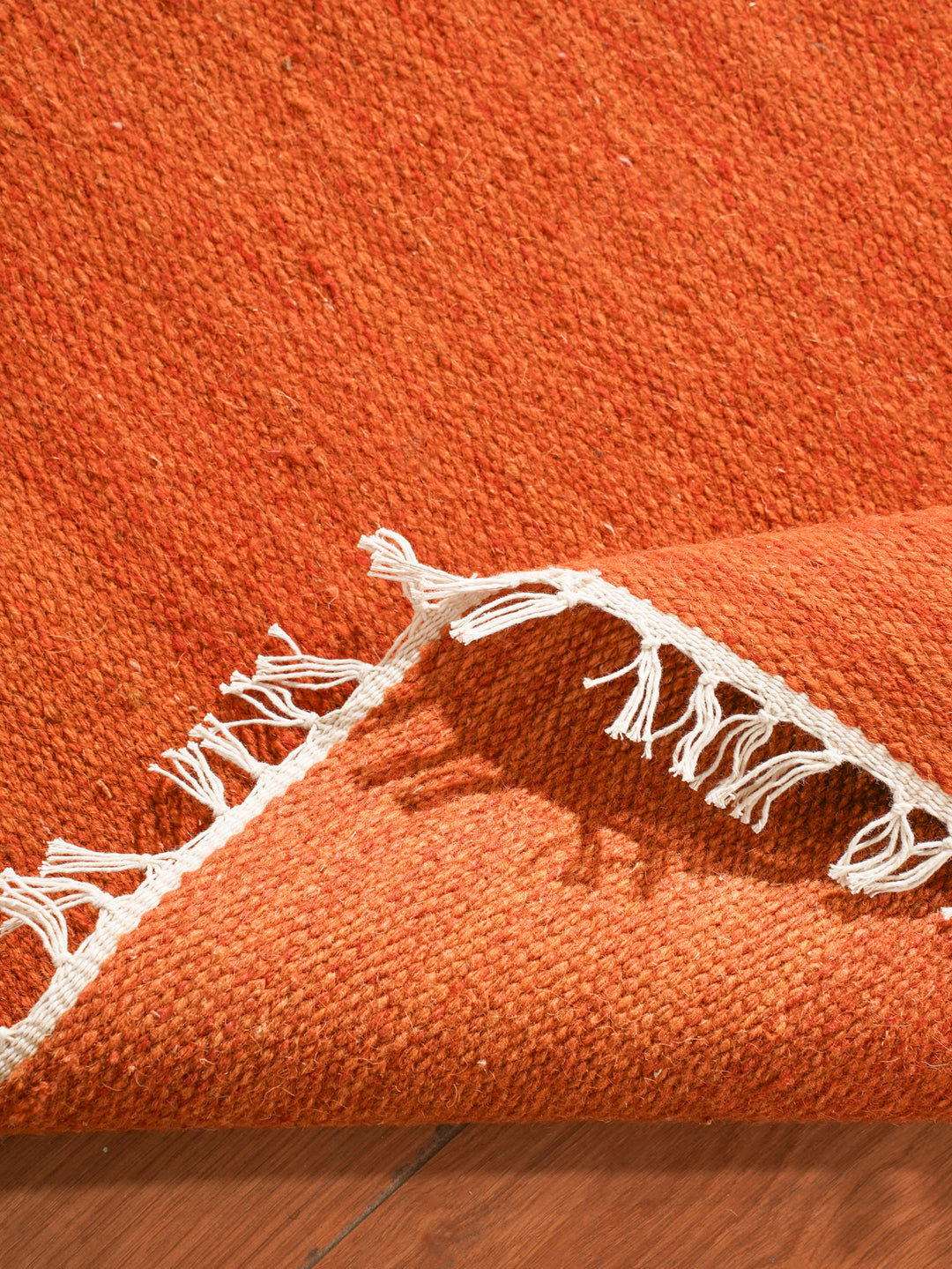 Hand Woven Wool Solid Rug – Clean Minimal Design