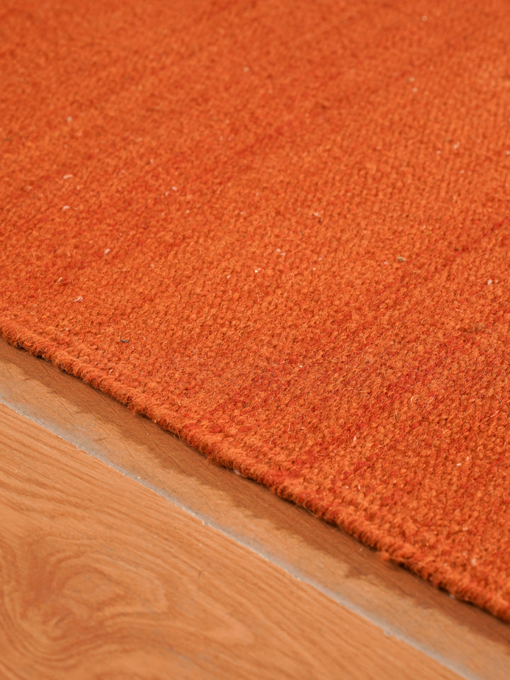 Hand Woven Wool Solid Rug – Clean Minimal Design