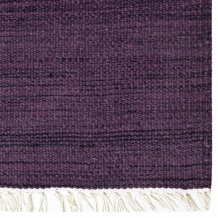 Hand Woven Wool Solid Rug – Clean Minimal Design