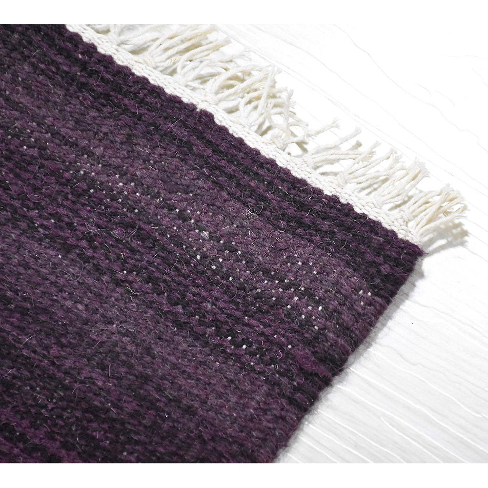 Hand Woven Wool Solid Rug – Clean Minimal Design