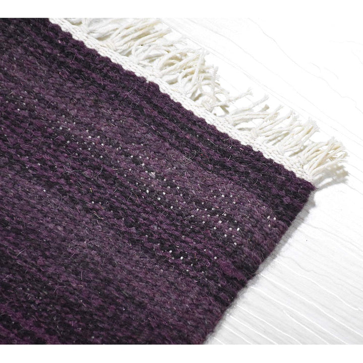 Hand Woven Wool Solid Rug – Clean Minimal Design