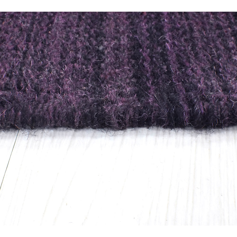 Hand Woven Wool Solid Rug – Clean Minimal Design