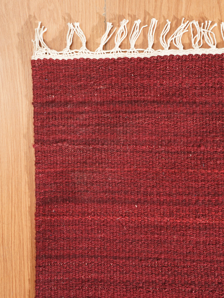 Hand Woven Wool Solid Rug – Clean Minimal Design