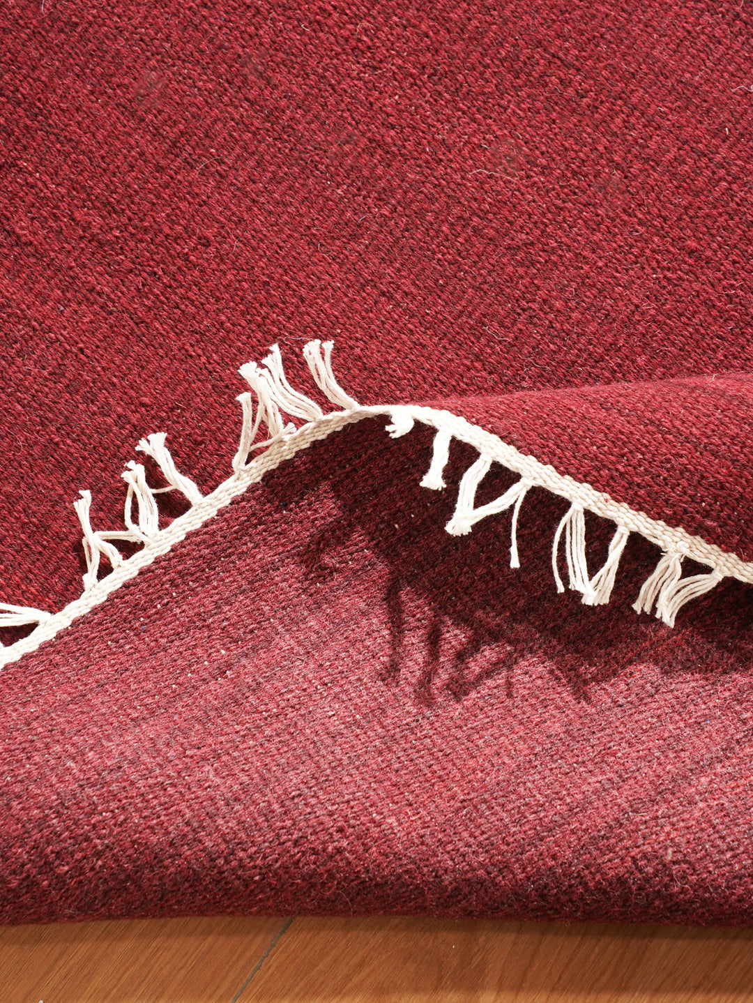 Hand Woven Wool Solid Rug – Clean Minimal Design