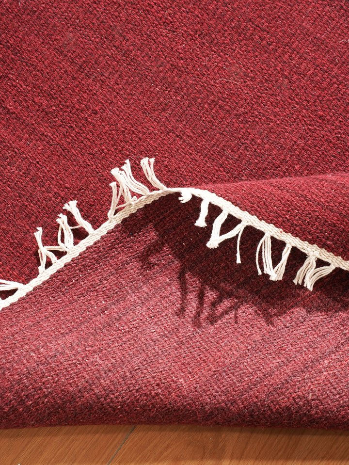 Hand Woven Wool Solid Rug – Clean Minimal Design