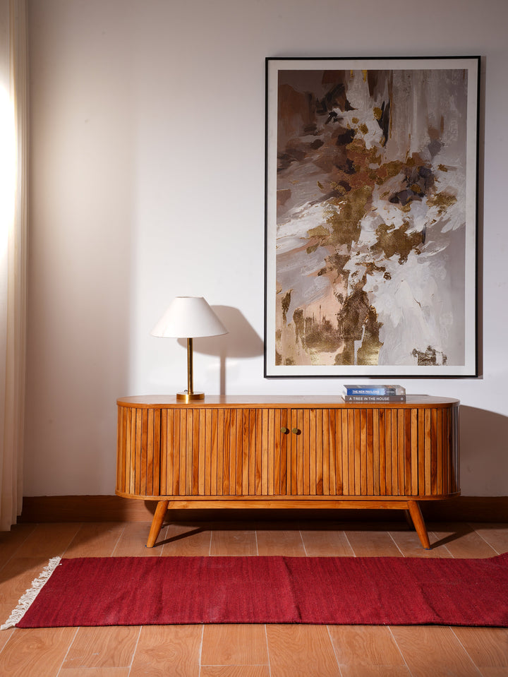 Hand Woven Wool Solid Rug – Clean Minimal Design