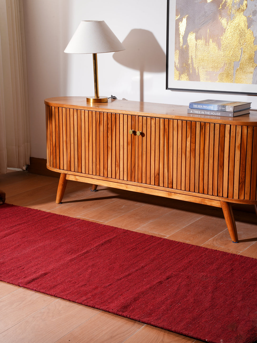 Hand Woven Wool Solid Rug – Clean Minimal Design