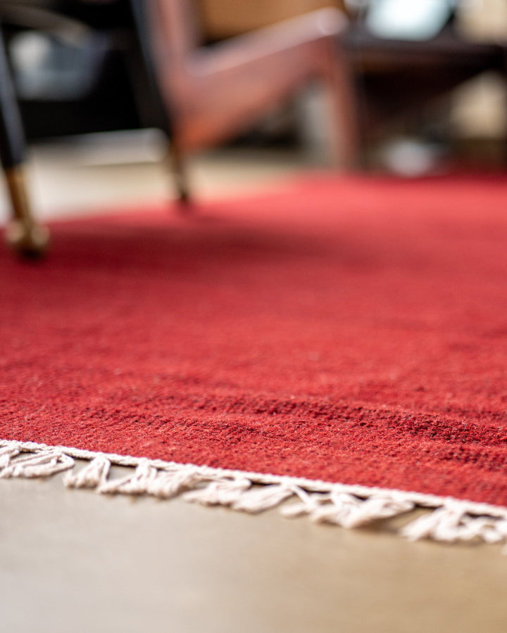 Hand Woven Wool Solid Rug – Clean Minimal Design
