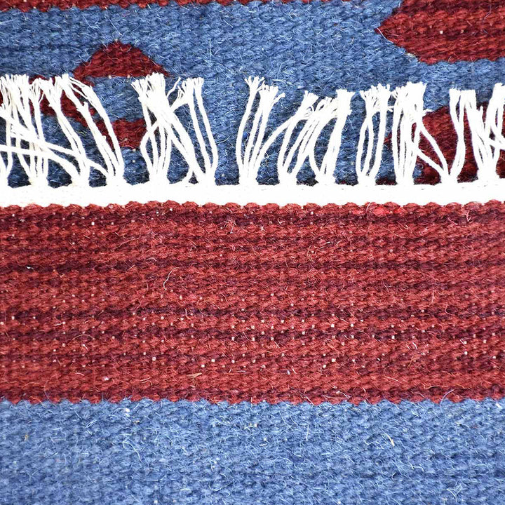Nomad Strata Hand Woven Kilim Wool Flatweave Rug