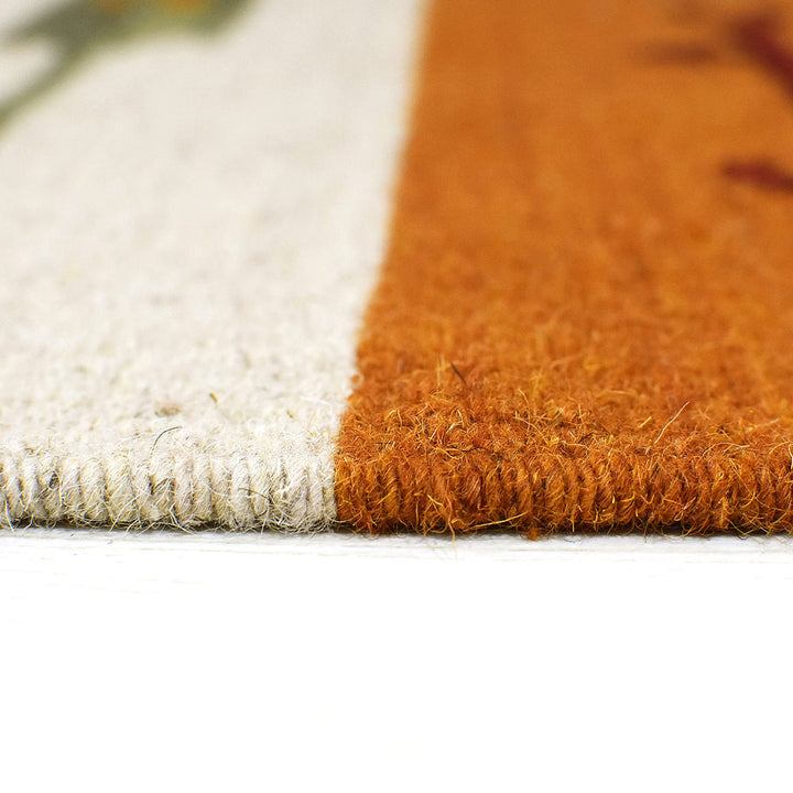 Nomad Strata Hand Woven Kilim Wool Flatweave Rug