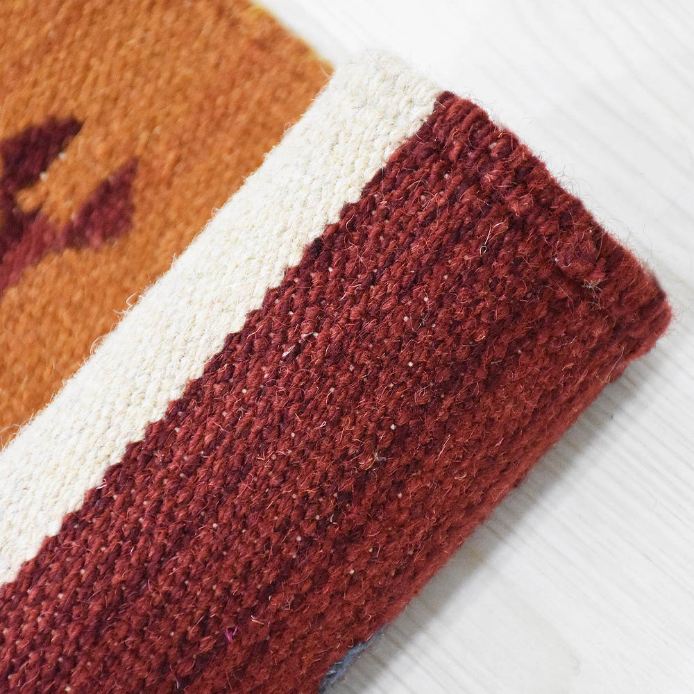Nomad Strata Hand Woven Kilim Wool Flatweave Rug
