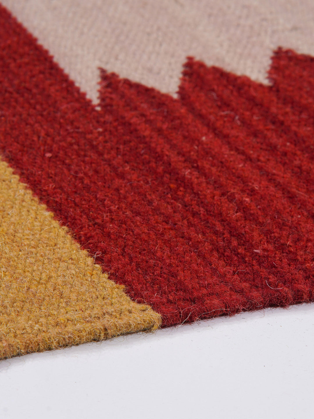 Tribal Echo Hand Woven Kilim Wool Flatweave Rug