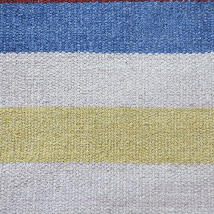 Tribal Echo Hand Woven Kilim Wool Flatweave Rug
