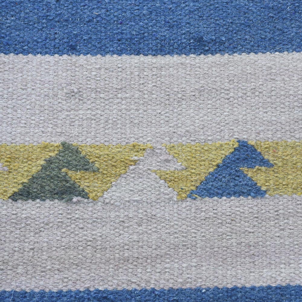 Tribal Echo Hand Woven Kilim Wool Flatweave Rug