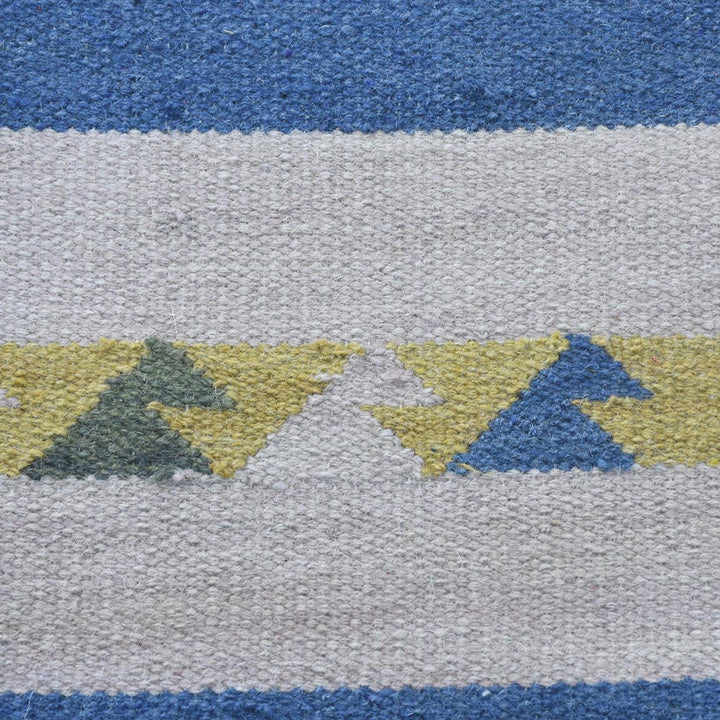 Tribal Echo Hand Woven Kilim Wool Flatweave Rug