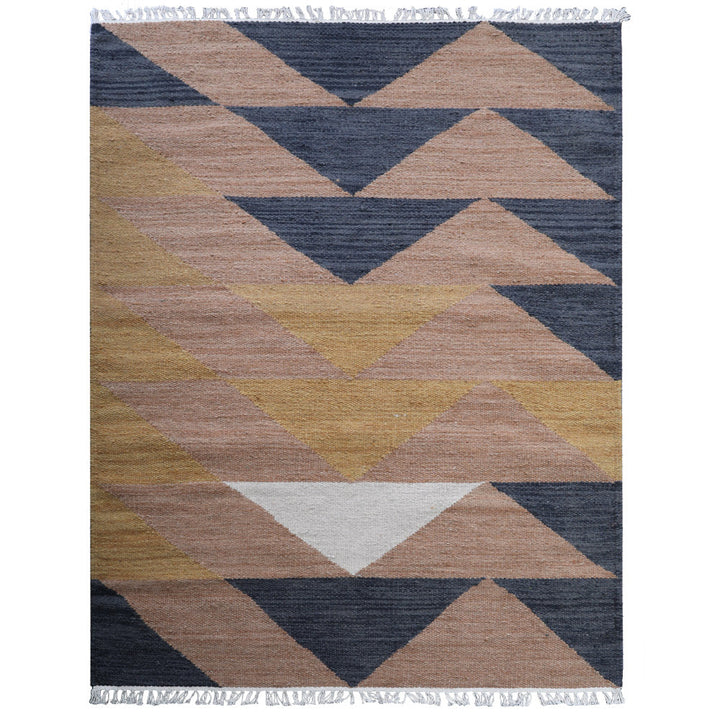 Modern Apex Kilim Hand Woven Wool Flatweave Rug