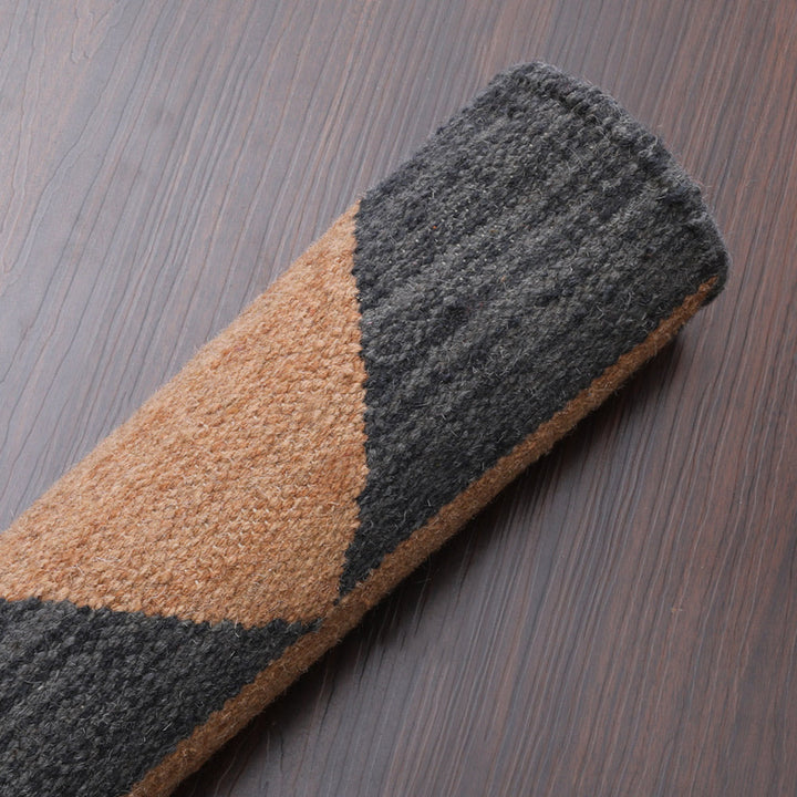 Modern Apex Kilim Hand Woven Wool Flatweave Rug