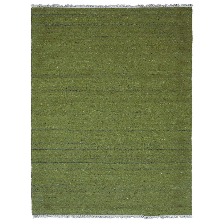 Hand Woven Flat Weave Skittles Kilim Cotton & Polyester Area Rug Solid Beige DCP111
