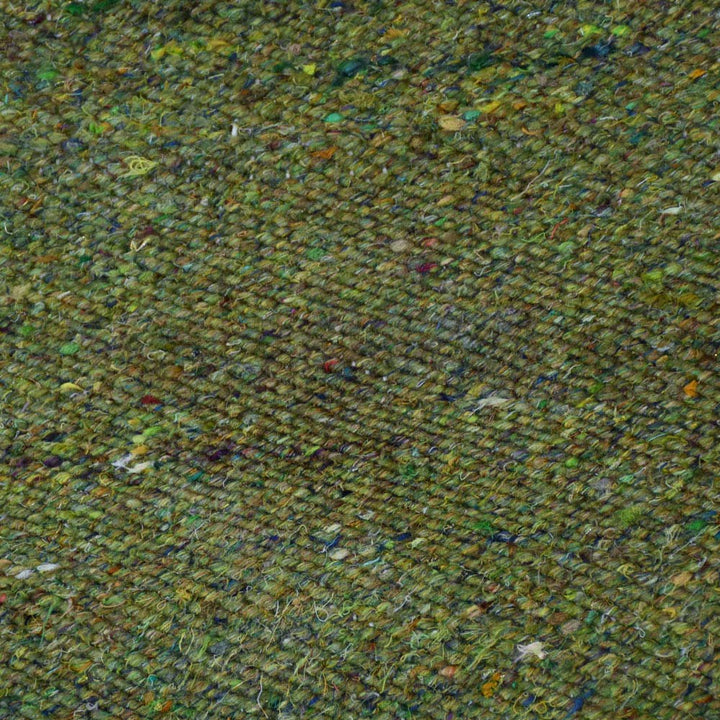 Hand Woven Flat Weave Skittles Kilim Cotton & Polyester Area Rug Solid Beige DCP111