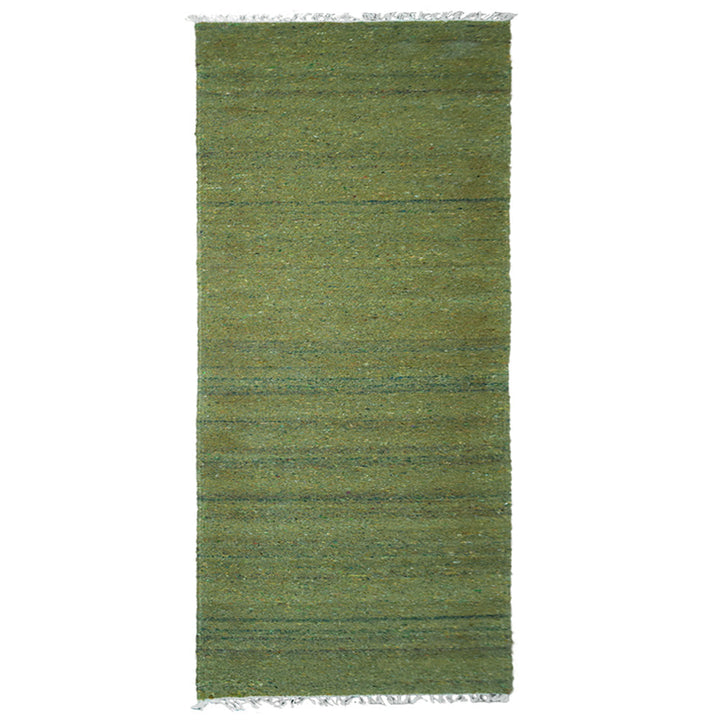 Hand Woven Flat Weave Skittles Kilim Cotton & Polyester Area Rug Solid Beige DCP111