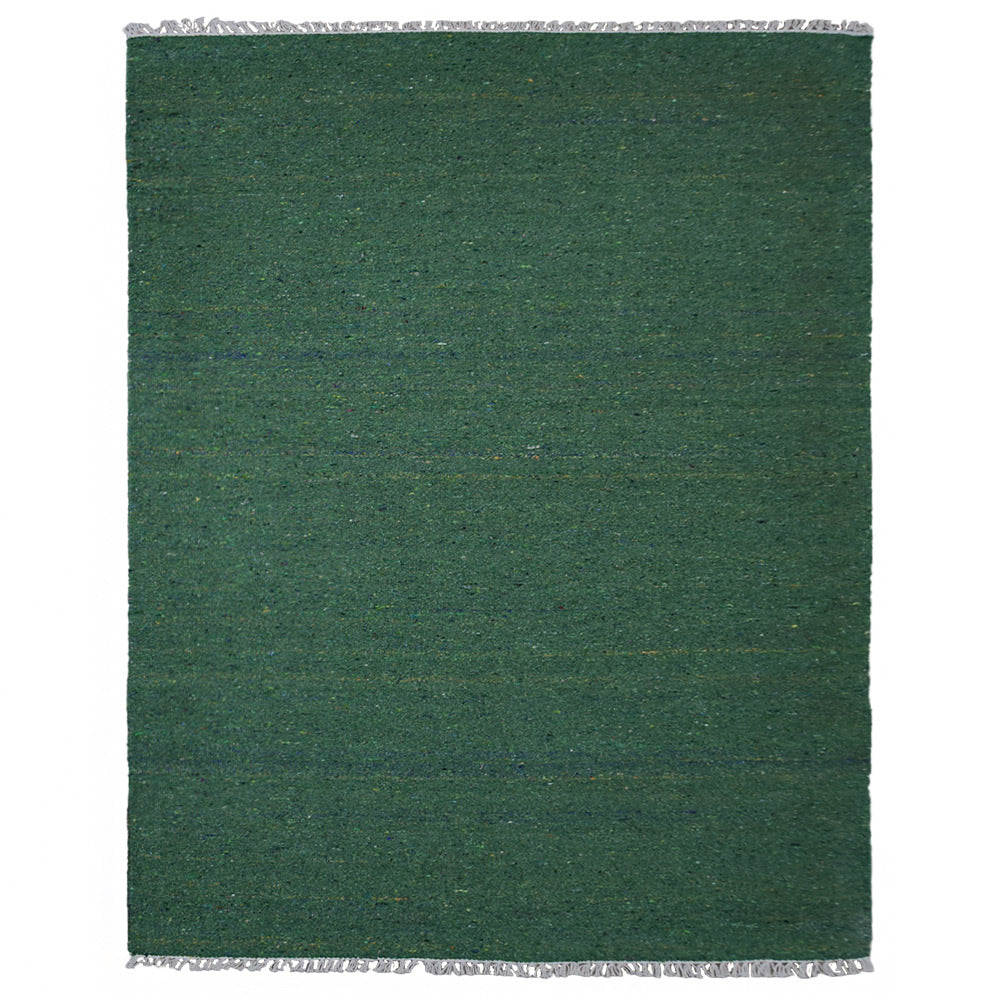 Hand Woven Flat Weave Skittles Kilim Cotton & Polyester Area Rug Solid Beige DCP111