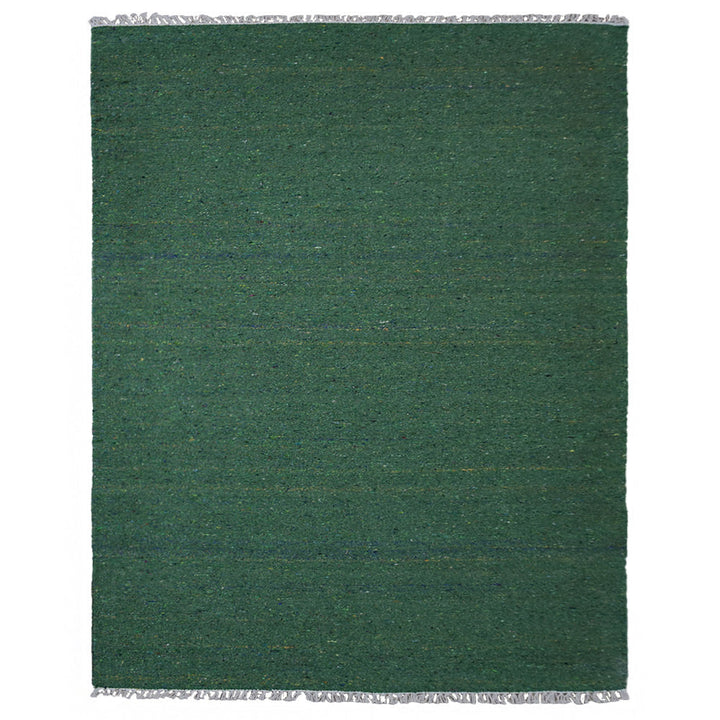 Hand Woven Flat Weave Skittles Kilim Cotton & Polyester Area Rug Solid Beige DCP111