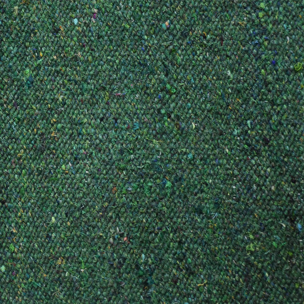 Hand Woven Flat Weave Skittles Kilim Cotton & Polyester Area Rug Solid Beige DCP111