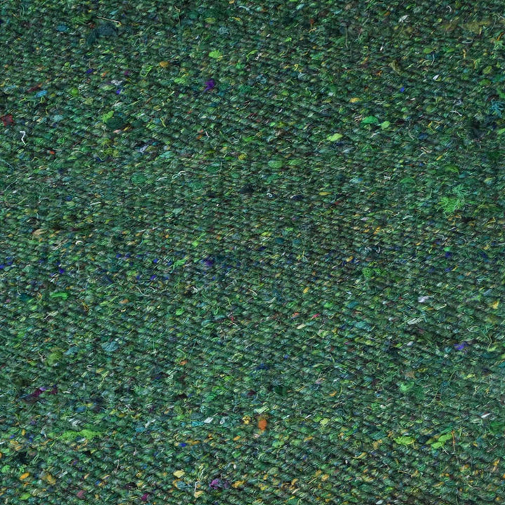 Hand Woven Flat Weave Skittles Kilim Cotton & Polyester Area Rug Solid Beige DCP111