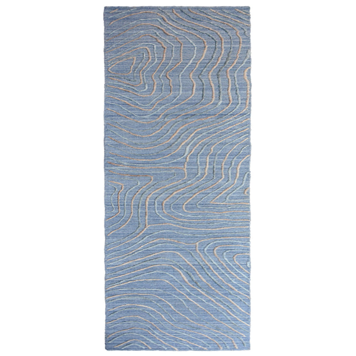 Hand Woven Overtufted Kilim Polypropylene Area Rug Abstract Beige Multicolor DP0001