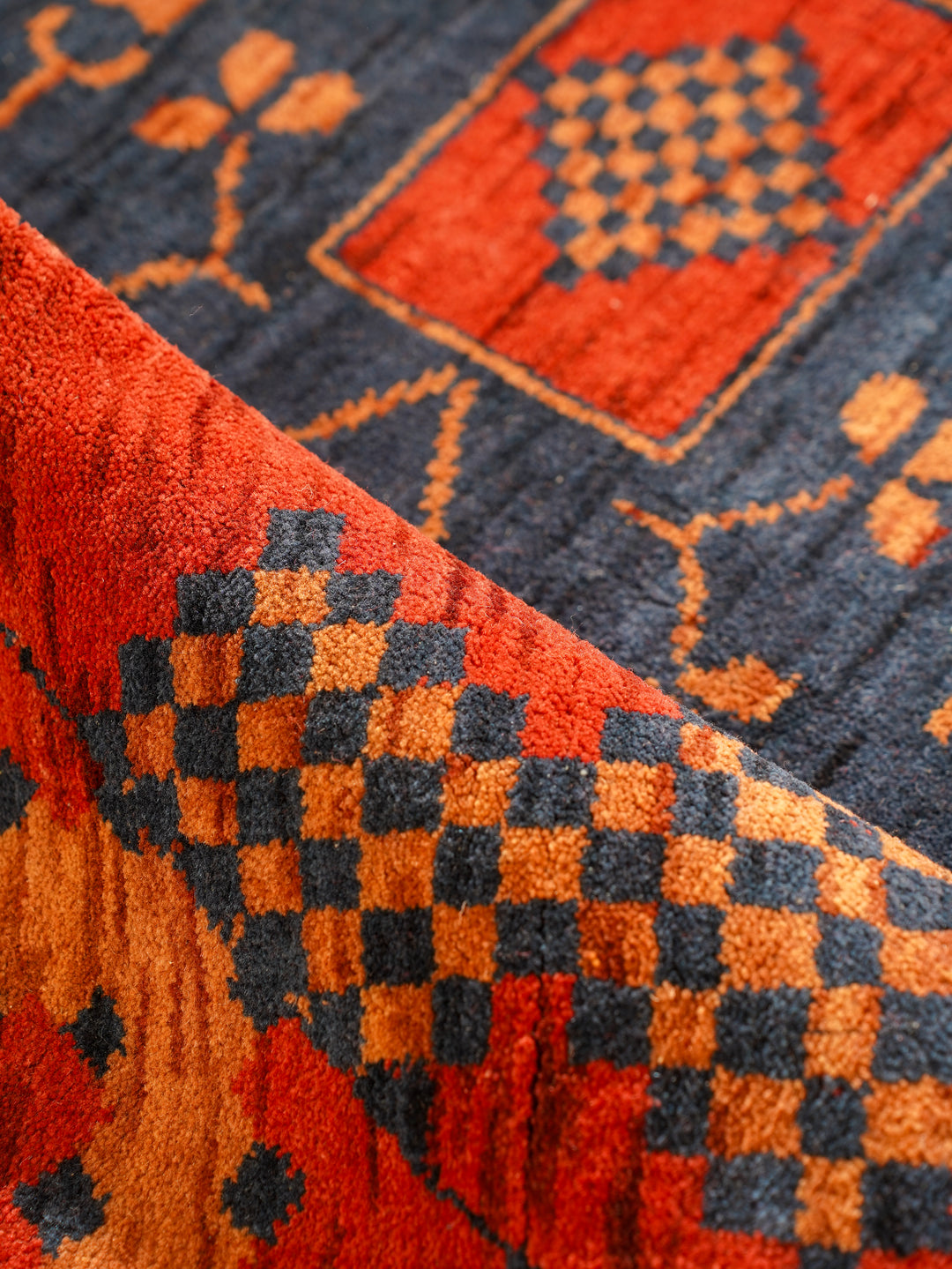Nomad Multicolor Panel Rug – Bold Tribal Geometry with Layered Medallion Design