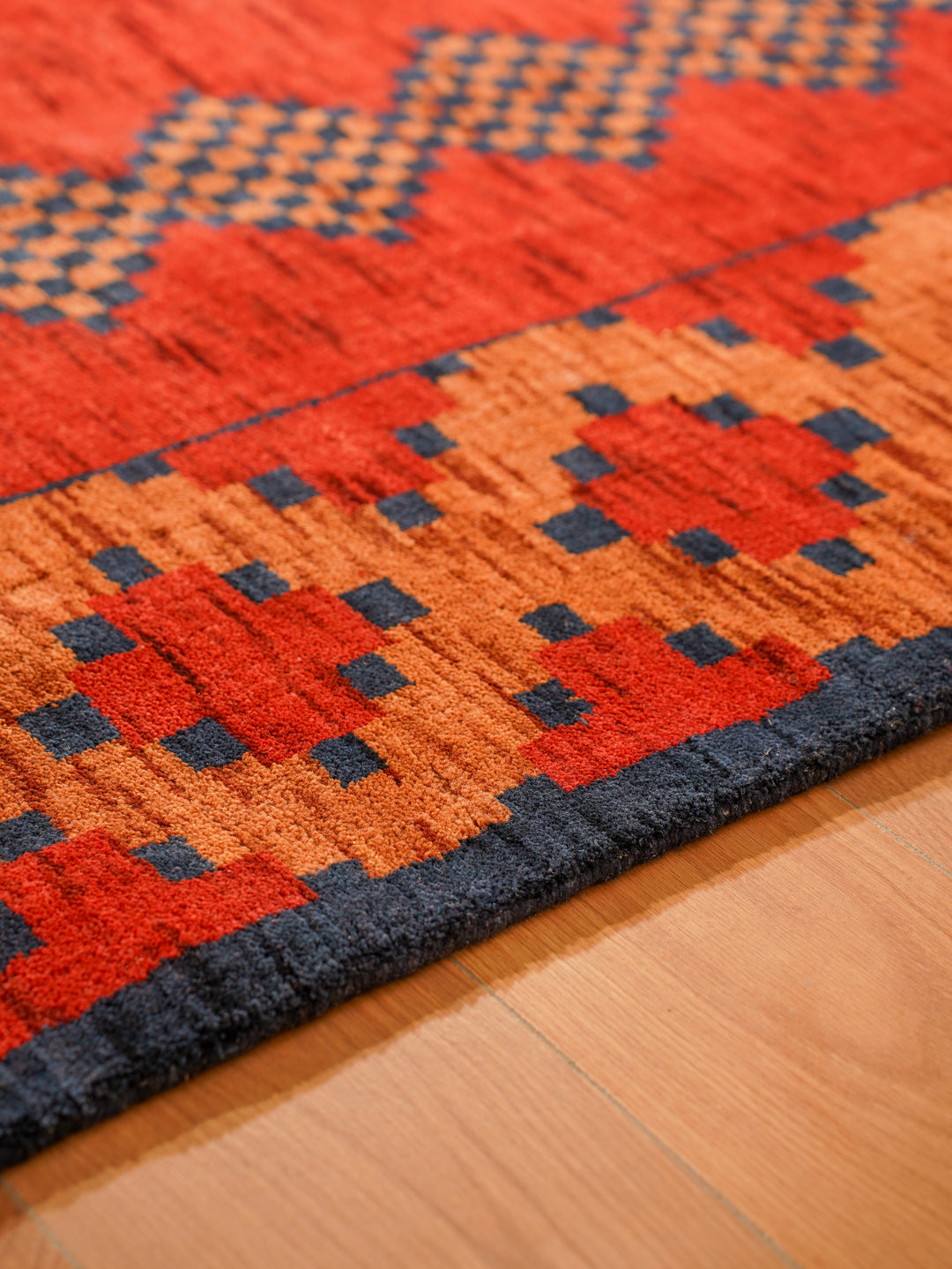 Nomad Multicolor Panel Rug – Bold Tribal Geometry with Layered Medallion Design