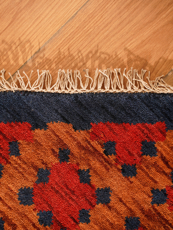 Nomad Multicolor Panel Rug – Bold Tribal Geometry with Layered Medallion Design
