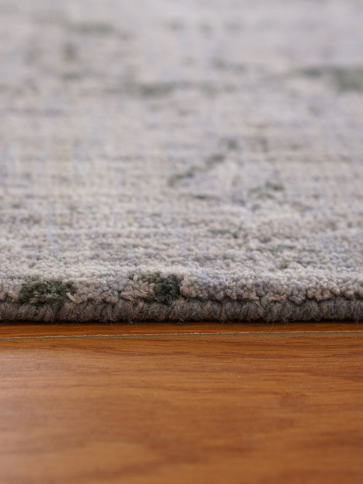 Multicolor Abstract Textured Area Rug with Modern Distressed Pattern