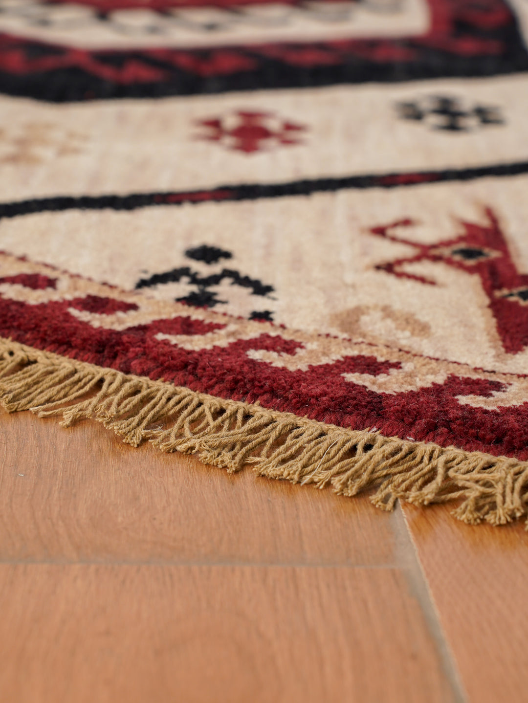 Hand Knotted Oriental Wool Multicolor Area Rug