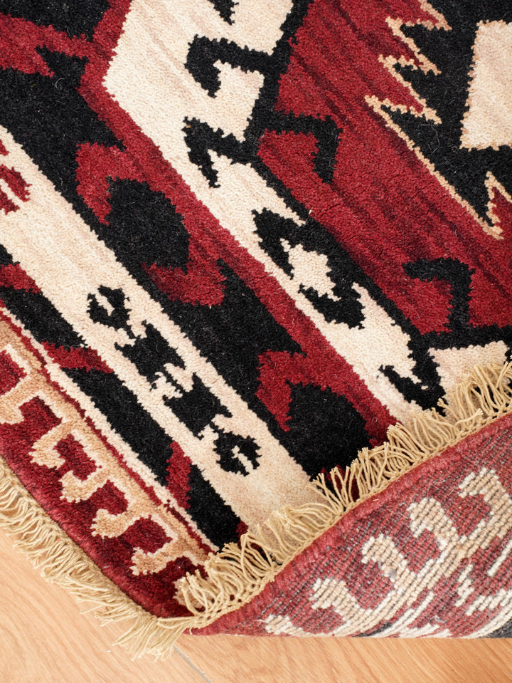 Hand Knotted Oriental Wool Multicolor Area Rug