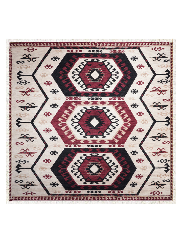 Hand Knotted Oriental Wool Multicolor Area Rug