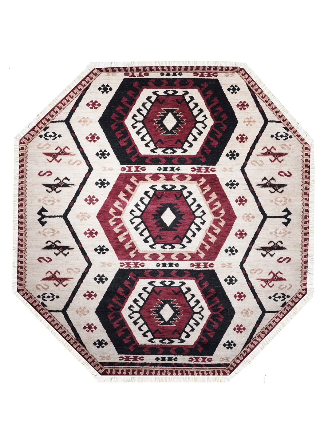 Hand Knotted Oriental Wool Multicolor Area Rug
