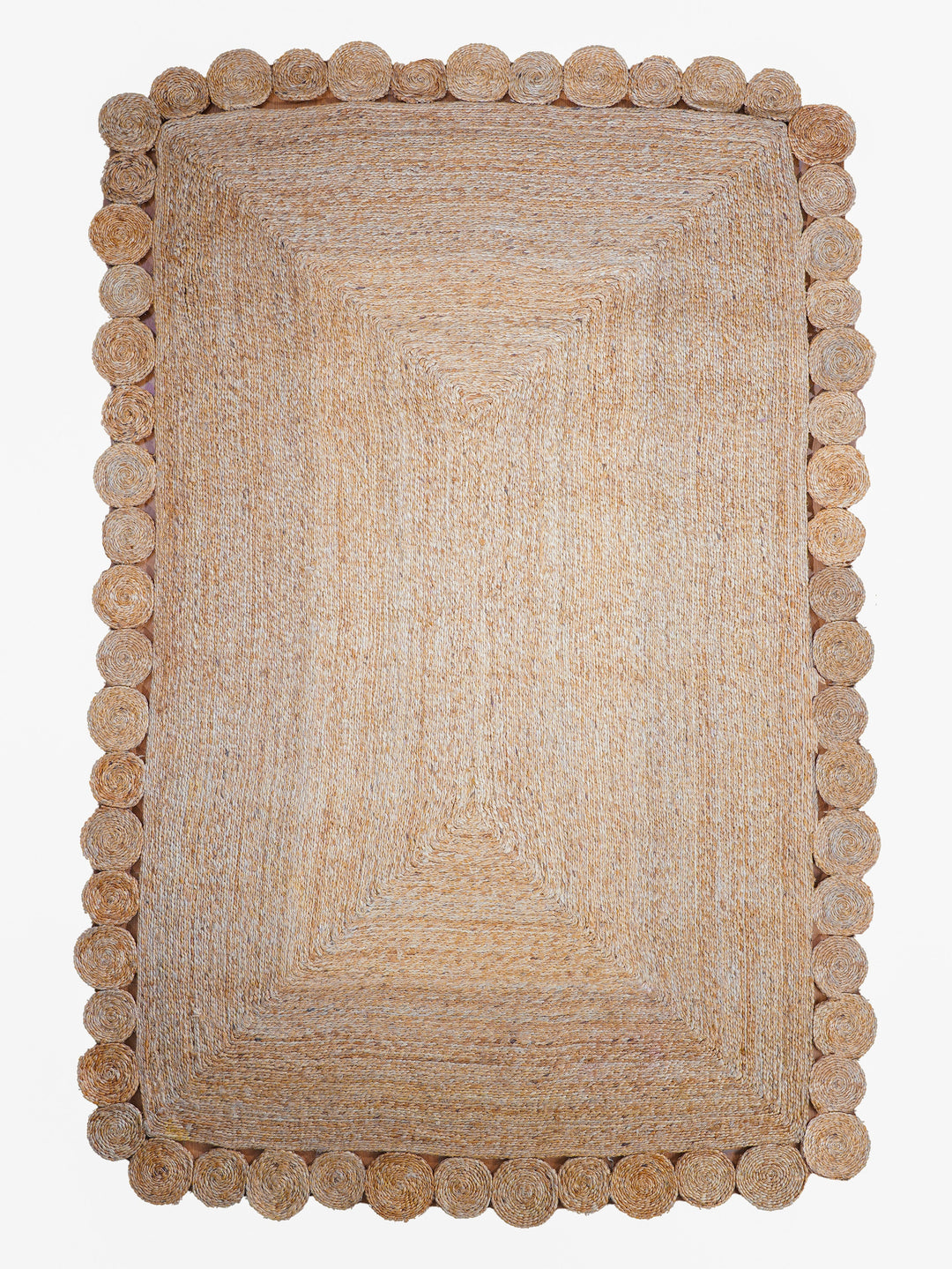 TerraLoop Hand Woven Jute Oriental Rug
