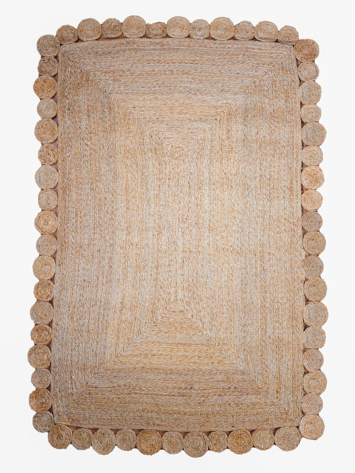 TerraLoop Hand Woven Jute Oriental Rug