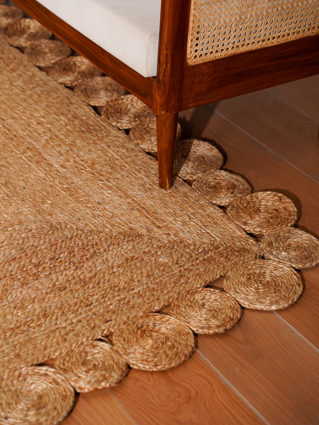TerraLoop Hand Woven Jute Oriental Rug