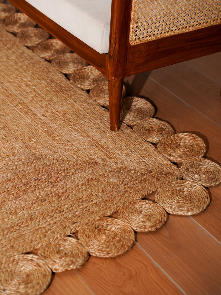 TerraLoop Hand Woven Jute Oriental Rug