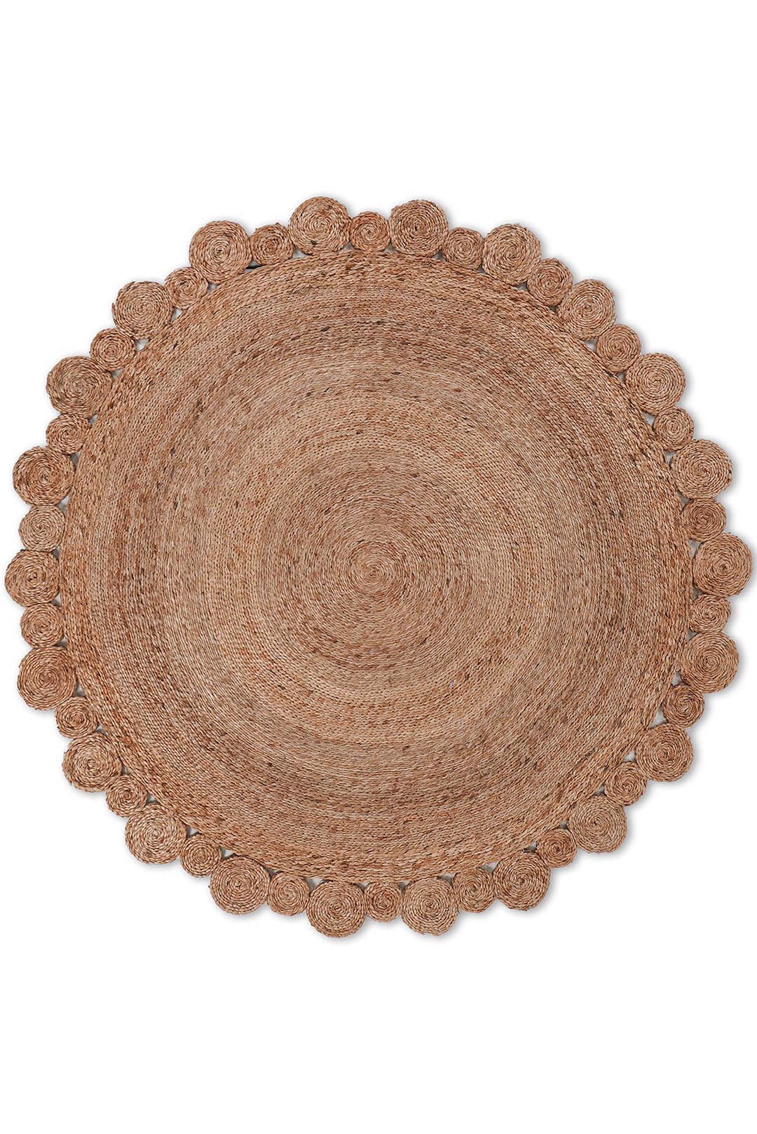 TerraLoop Hand Woven Jute Oriental Rug